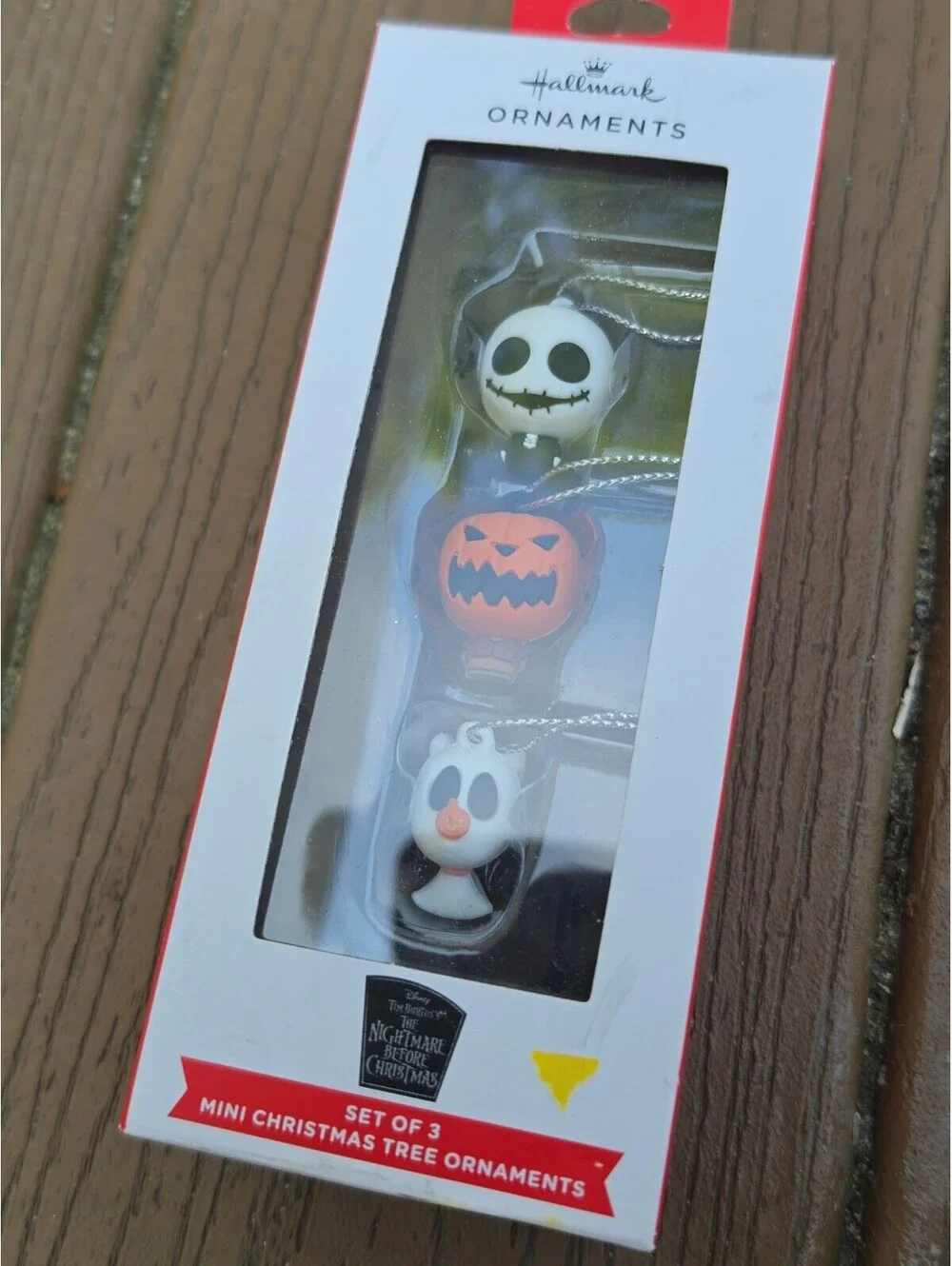 Hallmark Disney Nightmare Before Christmas Set of 3 Mini Christmas Tree ornament
